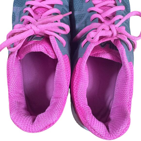 FILA Women's Memory Foam Running Shoes 5SR21464-070 Gray Pink Size 8.5 US - Picture 9 of 10